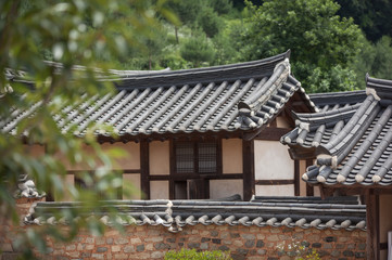 Fototapeta na wymiar 한국 전통마을