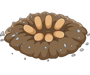 Cartoon dinosaur's egg 
