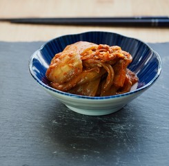 한국의 음식 김치볶음