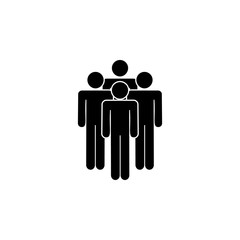 people, four, team icon. Element of a group of people icon. Premium quality graphic design icon. Signs and symbols collection icon for websites, web design