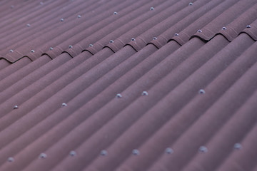 Brown ondulin roof background