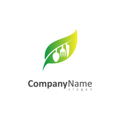 Healthy Food Logo, Healthy Food Logo, Restaurant Logo, Organic Food 