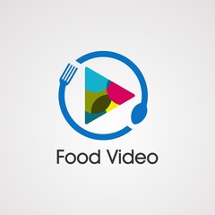 abstract business logo food video concept 