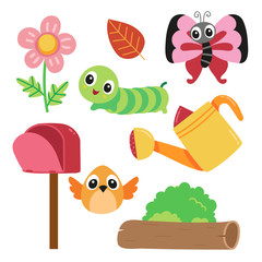 garden vector collection design