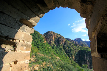 Great Wall of China architectural scenery