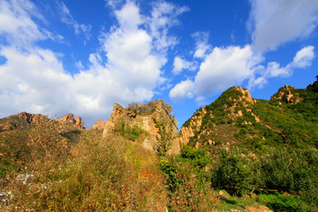 Great Wall of China architectural scenery