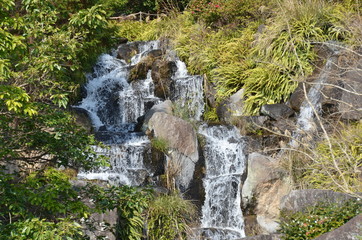 Japanese natural waterfall
