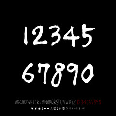 벡터 문자 / 손으로 쓴 글씨체