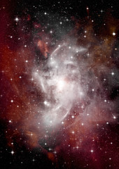 galaxy in a free space