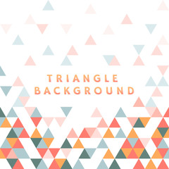 Colorful triangle pattern illustration