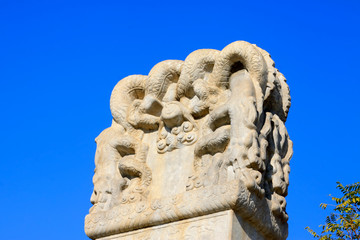 Obraz premium stone tablet top decoration
