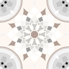 Floor tile pattern design illustration