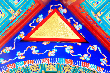 Chinese style painted ceiling