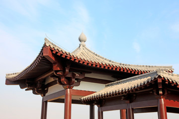 Chinese style pavilion roof