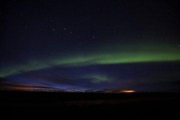 aurora borealis in iceland