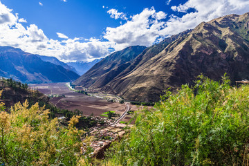 Fototapeta premium Valley of the Peruvian Andes