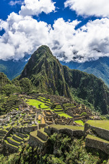 Clouds above Machu Picchu