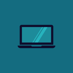 laptop icon. vector colorful flat symbol EPS10