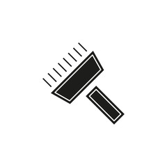 paint roll icon, vector paint brush, wall painter, paint roller