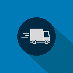 Delivery track icon. vector flat symbol EPS10