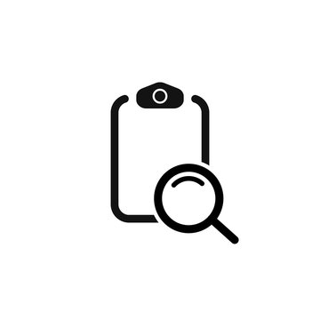 search checklist. search in document. vector symbol EPS10