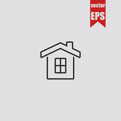 Home icon.Vector illustration.	
