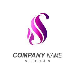 carving luxury letter s logo