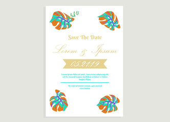weeding invitation 10, romantic style with rose flower background