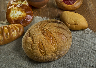 Russian Rustic rye bread