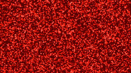 Abstract red background with many particles