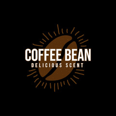 Fototapeta na wymiar Logo Coffee Beans