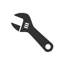 Adjustable wrench icon