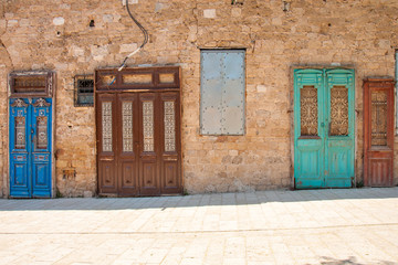 Typical doors in Jaffa