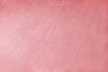 Fototapeta premium aluminium texture background with rose gold color, pattern of scratches on stainless steel.