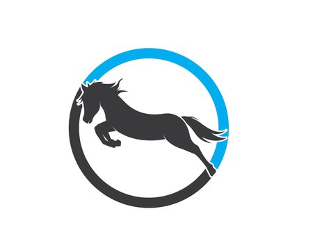 Horse Logo Template Vector illustration