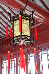 Chinese traditional style wooden lantern