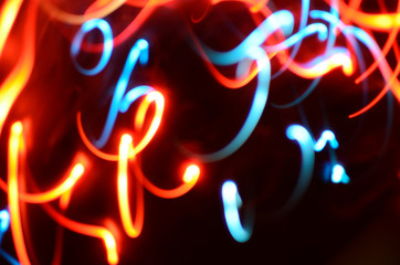 background in the form of light effects.