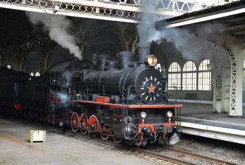 old steam locomotive