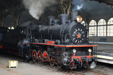 old steam locomotive
