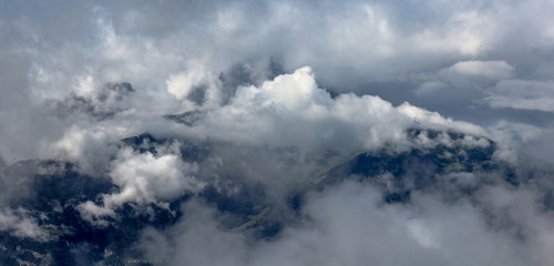 Mountain Obscured By Clouds