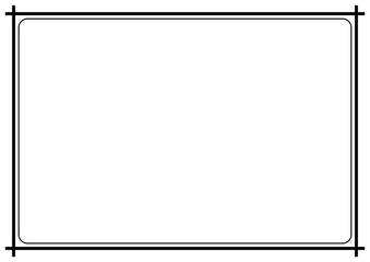 Obraz premium Vector paper design vintage style page border