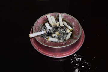 cigarette in an ashtray