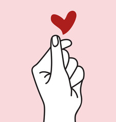 sign mini heart outline