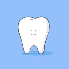 tooth cartoon illustration