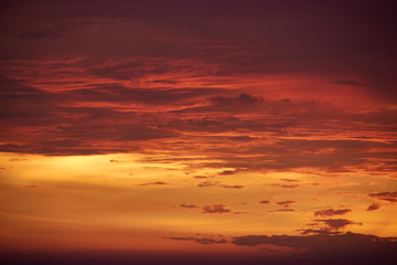 Fototapeta premium Orange Cloud