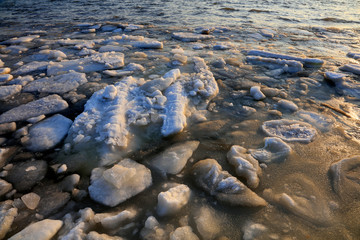 sea ice natural scenery
