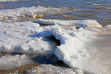 sea ice natural scenery