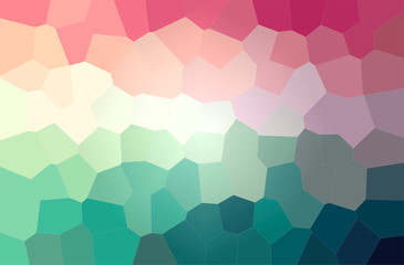 Obraz premium Abstract illustration of blue, red, green and yellow Big Hexagon background