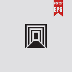 Corridor icon.Vector illustration.