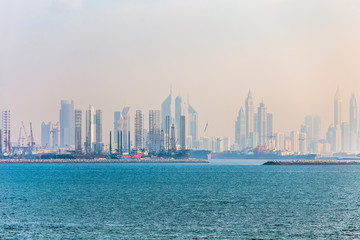 Dubai - The skyline of Downtown.